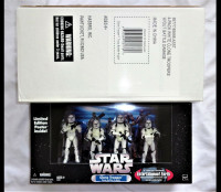 Star Wars CLONE TROOPER BUILDER 4-PACK Entertainment Earth - NEW