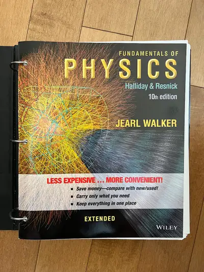 Fundamentals of Physics, Halliday & Resnick, View more