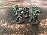 Primaris infernus squad Warhammer 40k- painted salamander