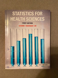 Statistics for Health Sciences- 1st edition textbook