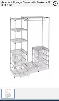 Wire clothes shelve