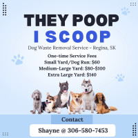 Dog poop removal