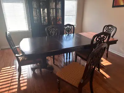 Dining set(1200$) & Wine cabinet(800$), View more