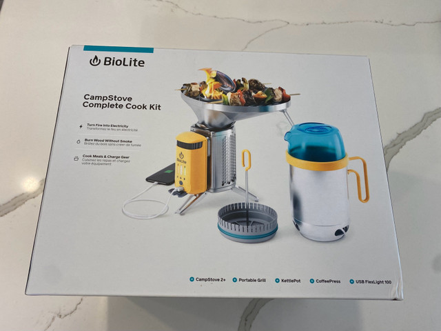 BioLite CampStove Complete Cook Kit in Fishing, Camping & Outdoors in Oshawa / Durham Region