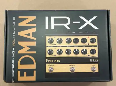 FRIEDMAN IR-XDual Tube Preamp & DI, View more