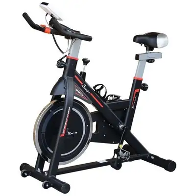 Preassembled Upright Stationary Exercise Bike Adjustable Height, View more