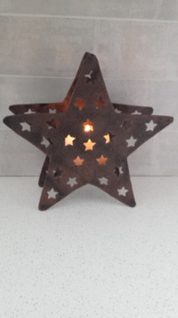 STAR  CANDLE  HOLDER