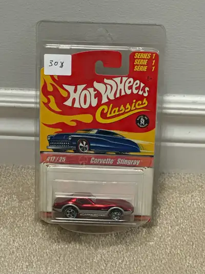 Hot Wheels Classics Corvette Stingray Series 1 1:64 Diecast(1234)