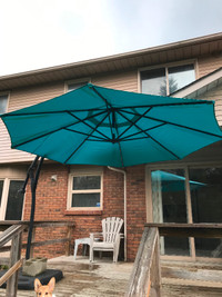 Free patio umbrella.