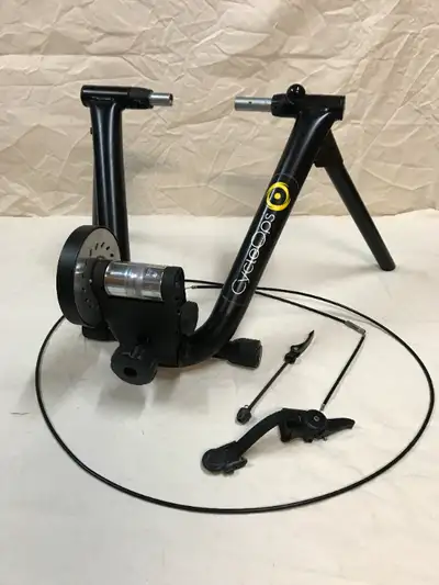 Cycleops Mag+ Indoor Cycling Trainer with Remote and Riser Block, View more