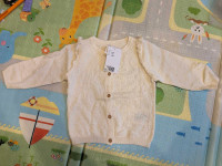 H&M baby cardigan 6-9 months BNWT