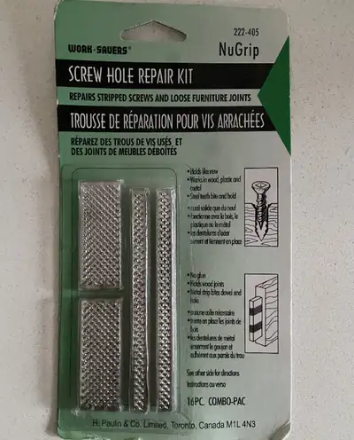 New! 16 pc Combo Pack Screw Hole Repair Kit, View more