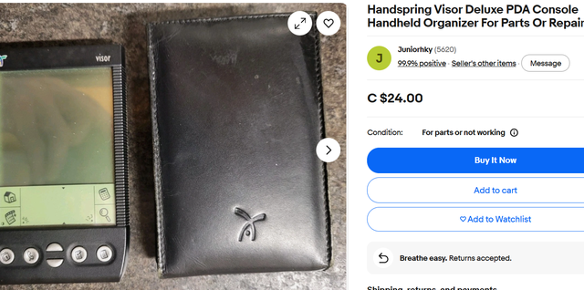 Vintage Handspring Visor- I have lots of vintage electronics in iPads & Tablets in St. Albert - Image 4