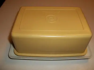 VINTAGE TUPPERWARE COVERED BUTTER CONTAINER, View more