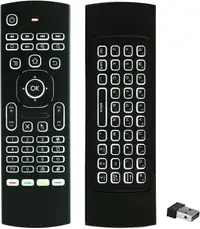 2.4G Backlit Air Mouse Remote, Wireless Keyboard and Infrared Le