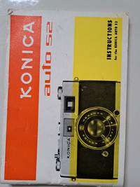 Konica Auto S2 Instructions