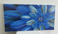 Print - Exotic Dance of Blue Flower Petals