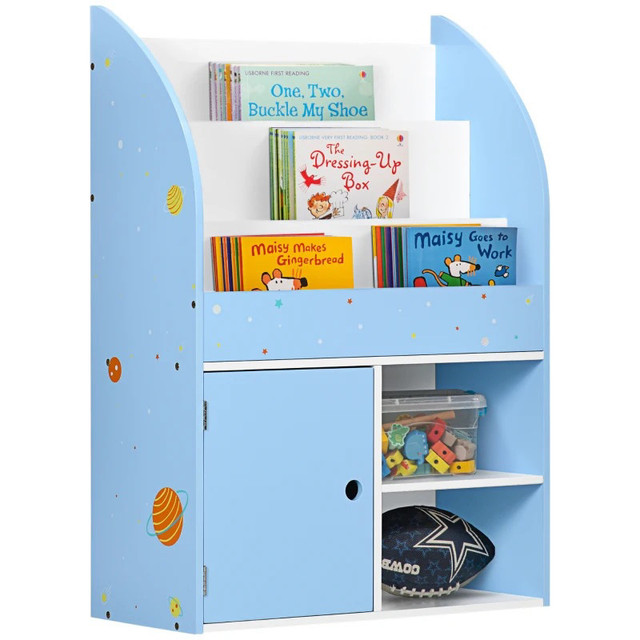 Toy Storage Organizer, Kids Bookshelf, Freestanding Children Boo in Toys & Games in Markham / York Region - Image 2