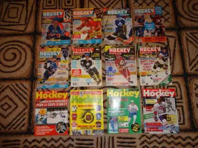 hockey revues 1980 lot de 12, View more