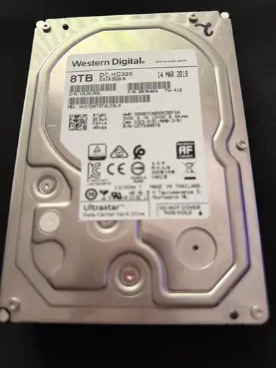 Western Digital HGST 8TB SATA drives, View more