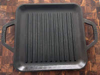 Lodge Chef Collection 11-Inch Cast Iron Grill Pan!