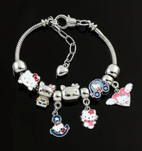 Brand New Hello Kitty Charm Bracelets