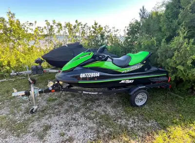 2021 Kawasaki STX 160 X with only 75 hours. Comes with ShoreLand'r trailer. Ready for summer action!...