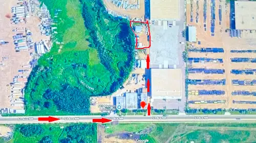 18, 695 square feet of storage yard with 1,200 square foot unheated building for Lease. No power ons...