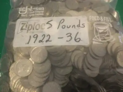 Canadian Coin News trends $0.65 to $1 each 500 coins just $195. That’s just 39 cents each