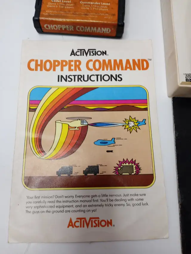 Atari 2600 Chopper Command & Frogger in Box with manuals in Older Generation in Kitchener / Waterloo - Image 6