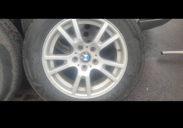 BMW X3 rims and tires 17x8+46mm  in Tires & Rims in Hamilton - Image 2