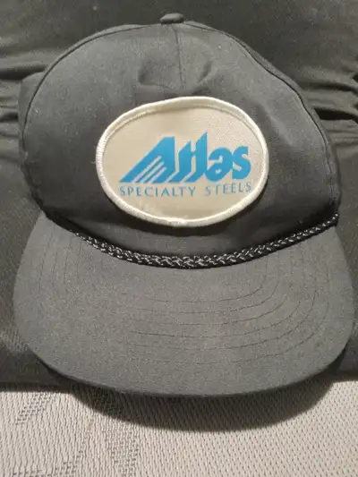 Atlas Specialty Steels Vintage snapback hat Kayjet Made in China Adjustable Size 55 percent cotton 4...