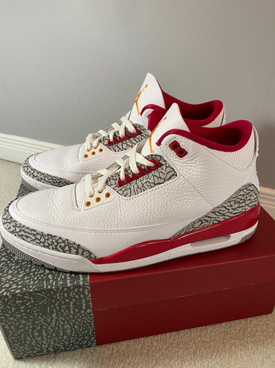 Jordan 3 Cardinal Red - sz 12, View more
