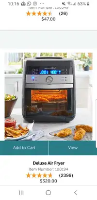 Pampered Chef Air fryer 