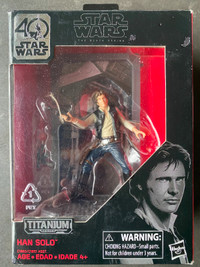 Han Solo: Star Wars Black Series 40th Ann Titanium Edition (NEW)