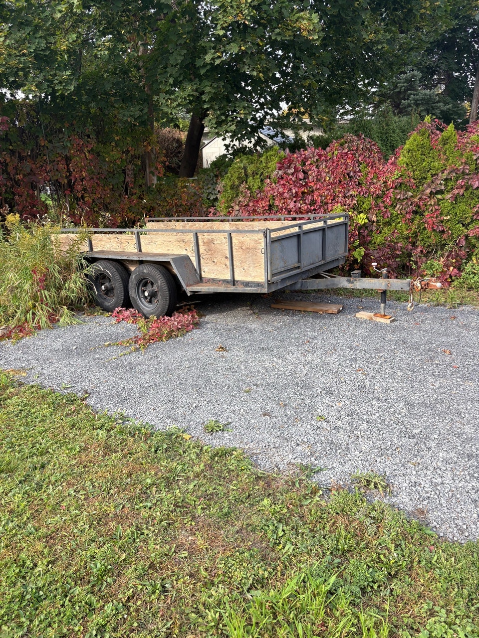 utility trailer new price ready to go today trying to make room | Cargo ...