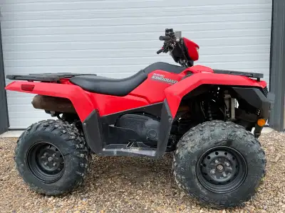 2022 king quad 750. Power steering, heated grips, winch. Comes with spare belt. 4350km.