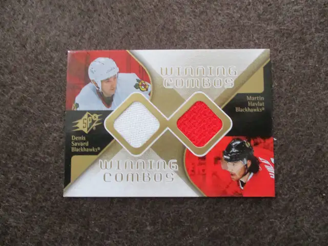 Carte hockey Card Denis Savard et Martin Havlat WC-SH in Arts & Collectibles in Gatineau - Image 2