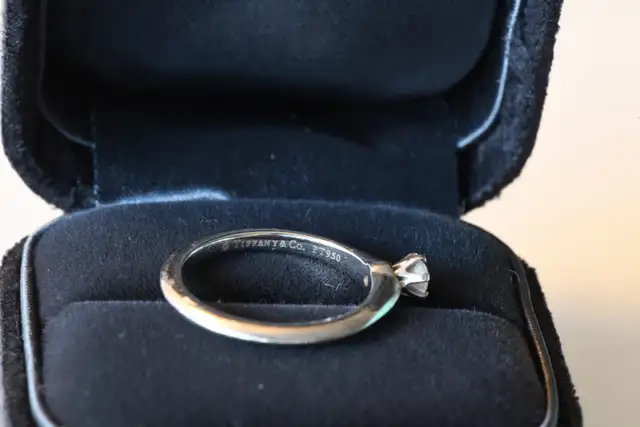 Tiffany & Co. Platinum Diamond Ring in Jewellery & Watches in Downtown-West End - Image 5