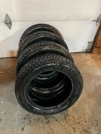 4. Studded tires $350 Used one season Stud pin size TSMI #12 Tire size 185/60R15