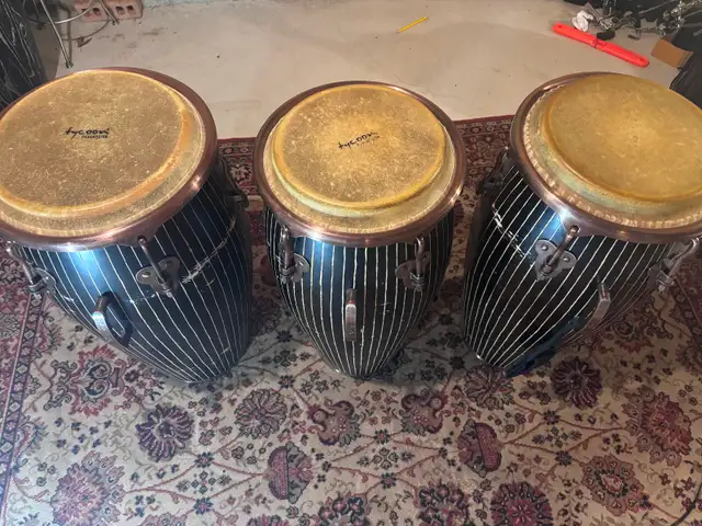 Professional Tycoon Congas Set in Drums & Percussion in Oshawa / Durham Region - Image 4
