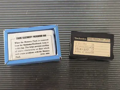 Two Technics SY-P1 memory packs, View more