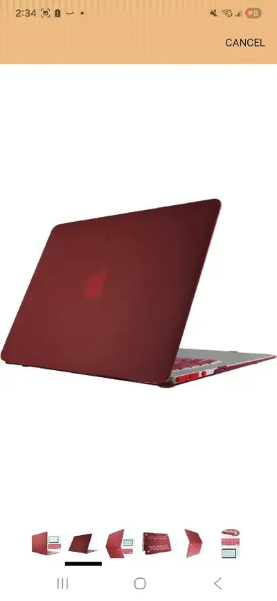MOSISO Red Protective Case and Keyboard Cover for MacBook, View more