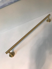 Brushed Gold towel bar (Read ad) ONLY $10 pick up in Acton