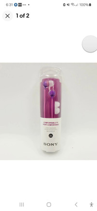 Sony MDR-EX15LP In-Ear Headphones 