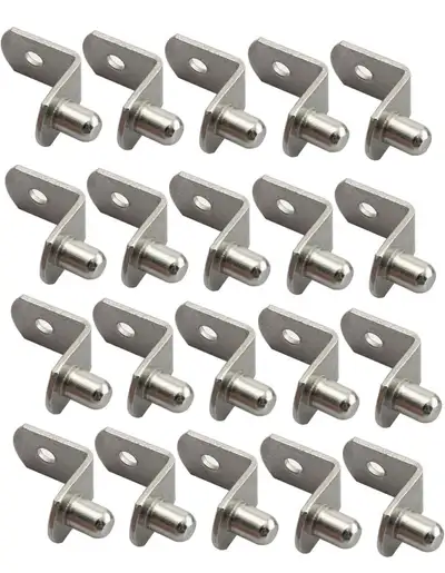 20 Pack L-Shaped Shelf Support Pegs, View more