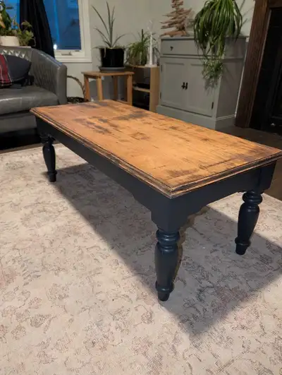 Rustic Farmhouse Coffee Table, View more