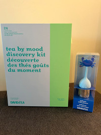 David's Tea Collection with infuser BNIB $40 