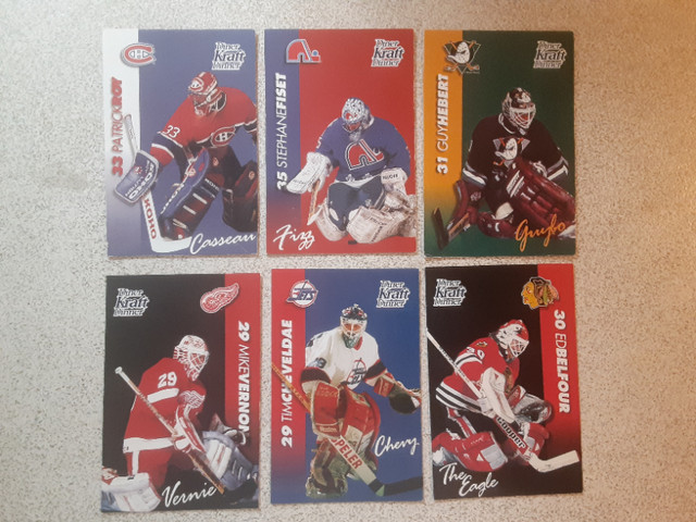 PHOTOS DE GARDIENS DE BUTS DE LA LNH DE DINER KRAFT 94 dans Art et objets de collection  à Laval/Rive Nord - Image 2