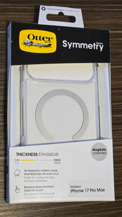 Brand New - OB iPhone 17 Pro Max Symmetry Series Clear Case, View more